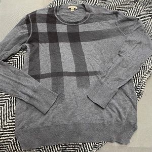 Men's Burberry Long Sleeve Sweater